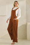 One Less Problem Wide Leg Corduroy Overalls