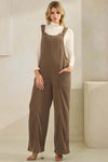 One Less Problem Wide Leg Corduroy Overalls