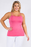 Plus Size Strappy and Sleek Seamless Tank Top