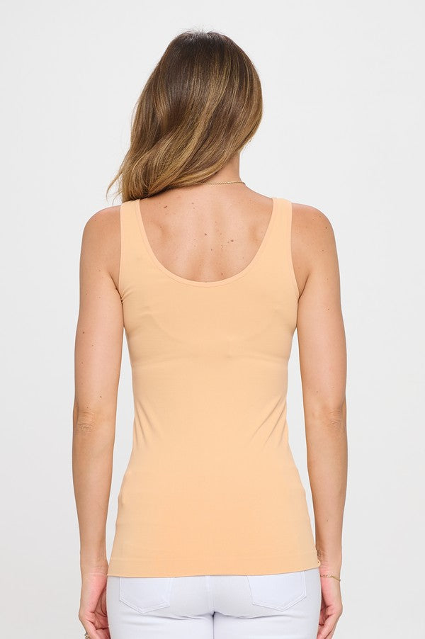 Seamless Reversible V or U Tank Top