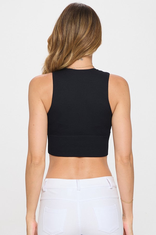 Cropped Seamless Tank Top