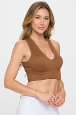 Cropped Seamless Tank Top