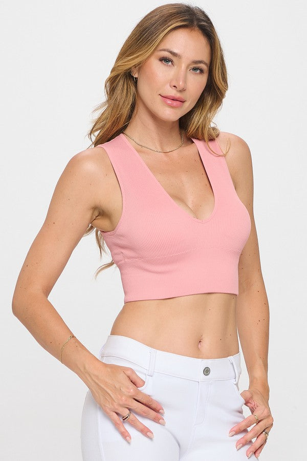 Cropped Seamless Tank Top