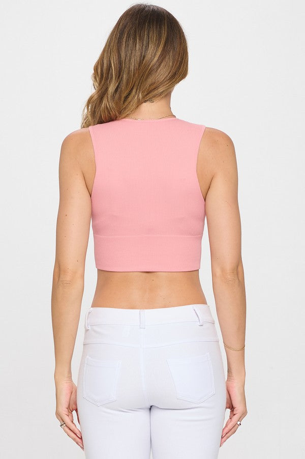 Cropped Seamless Tank Top