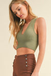 Cropped Seamless Tank Top