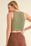 Cropped Seamless Tank Top