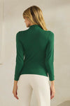 Women’s Bare Essential Seamless Mock Neck Long Sleeve Top