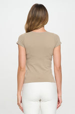 Seamless Crew Neck Short Sleeve