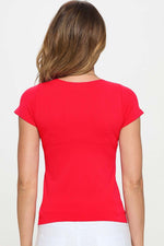 Seamless Crew Neck Short Sleeve
