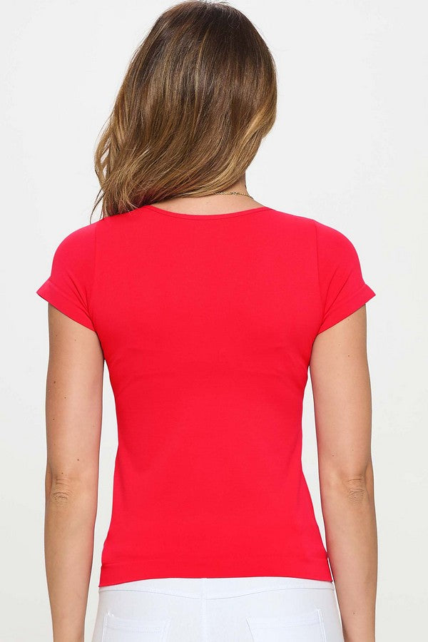 Seamless Crew Neck Short Sleeve