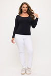 Plus Size Women’s Sculpted Seamless Long Sleeve Top