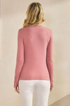 Seamless Soft Modal Mock Neck Long Sleeve Top