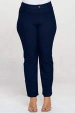 Straight Leg Jeggings, Denim Leggings, Elastic Waist Jean Pants for Women