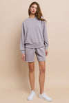 Sweatshirt and Shorts Set