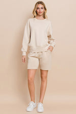 Sweatshirt and Shorts Set