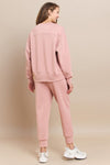 Sweatshirt and Cropped Joggers Set