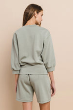 Sweatshirt and Shorts Set