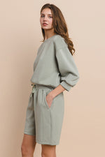 Sweatshirt and Shorts Set