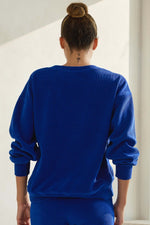 Women's Relaxed Ribbed Corduroy Long Sleeve Top