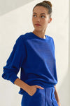 Women's Relaxed Ribbed Corduroy Long Sleeve Top