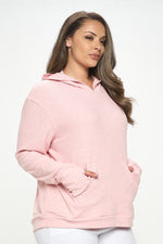 Plus Size Women’s Ultra Soft Pullover Hoodie