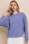 Sofie Soft Cropped Crew Top