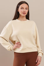 Sofie Soft Cropped Crew Top