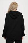 Plus Size Oversized Scuba Hoodie