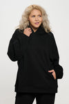 Plus Size Oversized Scuba Hoodie