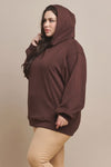 Plus Size Oversized Scuba Hoodie