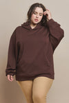 Plus Size Oversized Scuba Hoodie