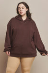 Plus Size Oversized Scuba Hoodie