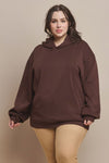 Plus Size Oversized Scuba Hoodie