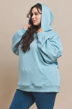 Plus Size Oversized Scuba Hoodie