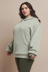 Plus Size Oversized Scuba Hoodie