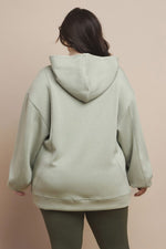 Plus Size Oversized Scuba Hoodie