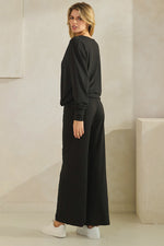 Effortless Chic Tie Hem Top & Pants Set