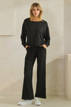 Effortless Chic Tie Hem Top & Pants Set