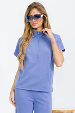 Women’s Comfort Drape Half Zip Top