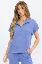 Women’s Comfort Drape Half Zip Top