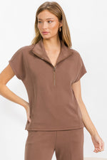 Women’s Comfort Drape Half Zip Top