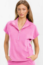 Women’s Comfort Drape Half Zip Top