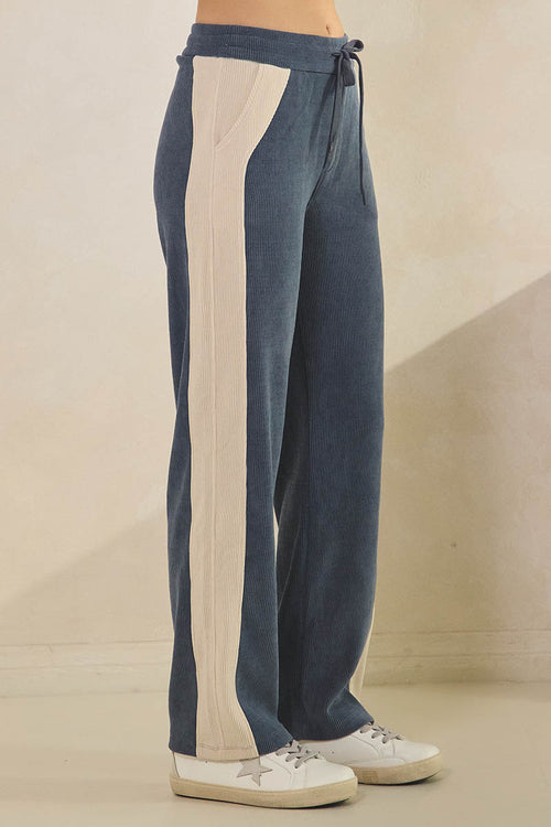 Plus Size Duo Tone Relaxed Fit Corduroy Pants