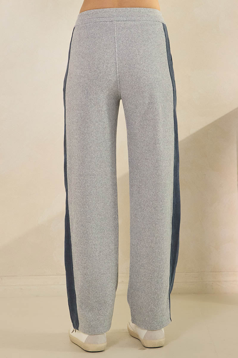 Plus Size Duo Tone Relaxed Fit Corduroy Pants