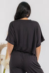 Plus Size Women’s Effortless Chic Relaxed Drape Top