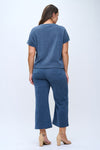 Plus Size Women's Textured Lounge Corduroy Set