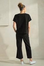 Plus Size Women's Textured Lounge Corduroy Set