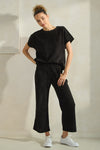 Plus Size Women's Textured Lounge Corduroy Set
