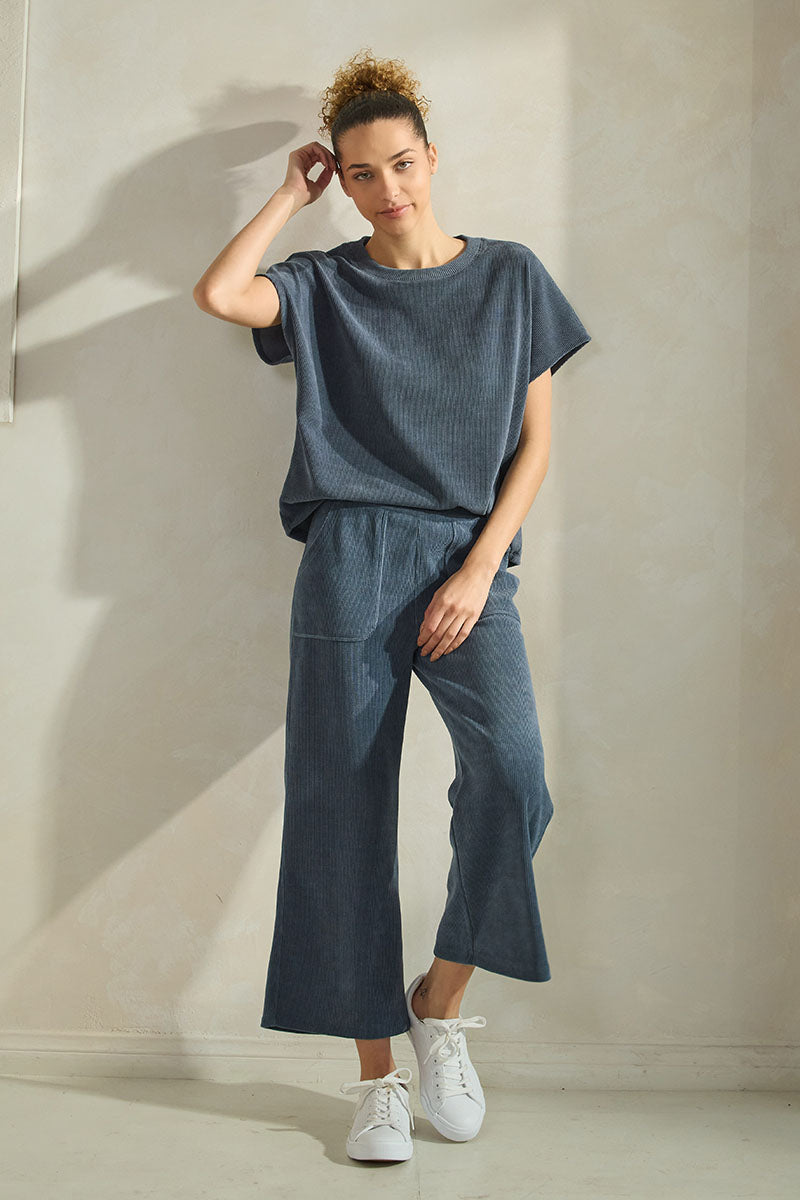 Women's Textured Lounge Corduroy Set