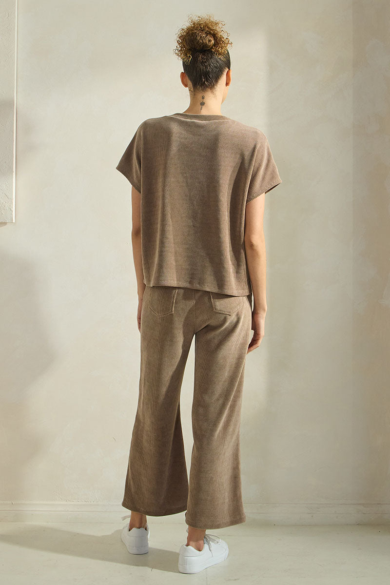 Women's Textured Lounge Corduroy Set